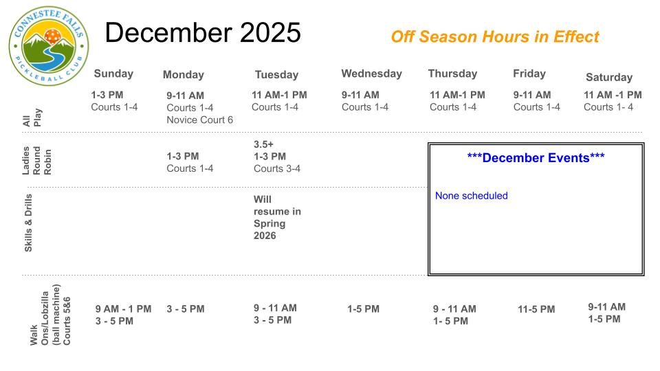 2025 December Calendar